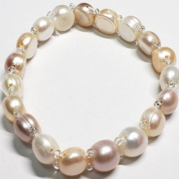 Freshwater Pearl Flexible Bracelet FINAL PRICE - Picture 2 of 3